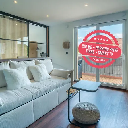 Zen - Calme Et Lumiere - 2 Lits 160 Cm - Parking Prive Daire Sélestat