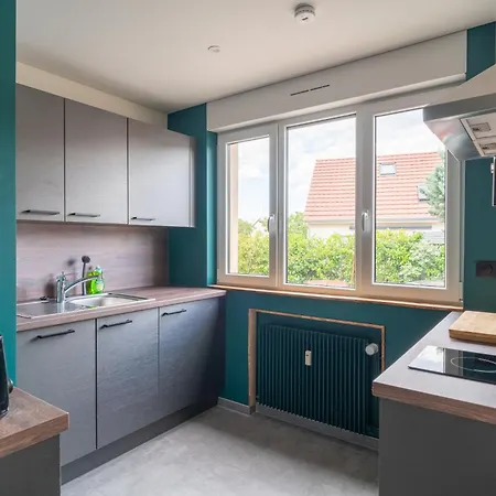 Daire Zen - Calme Et Lumiere - 2 Lits 160 Cm - Parking Prive Sélestat